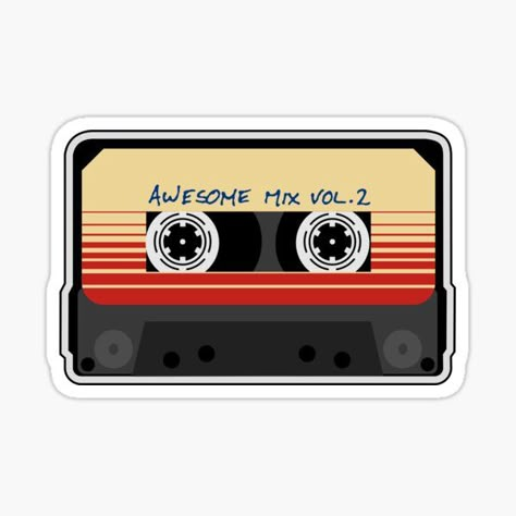 Pegatinas: Retro | Redbubble Marvel Stickers, Tape Music, Stickers Cool, Tumblr Stickers, Hydroflask Stickers, Phone Stickers, Trendy Wallpaper, Stickers For Sale, Sticker Ideas