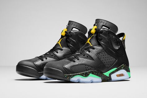 Jordan Brand "Brazil" Pack Jordan Vi, Adidas Shoes Outlet, Nike Air Jordan 6, Air Jordan 6, Jordan 6, Athletic Sneakers, Michael Jordan, Shoe Game, Jordan Shoes