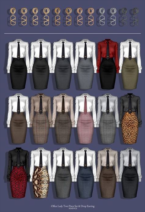 [RIMINGS] Office Lady Two Piece Set | Patreon Sims 4 Stylist Career, Fashion Authority Mod Sims 4, Sims 4 Career Outfit, Sims 4 Lawyer Office, Suit Cc Sims 4, Sims 4 Secret Agent Cc, Sims 4 Lawyer Outfit, Sims 4 Cc Suits Female, Sims 4 Detective Cc