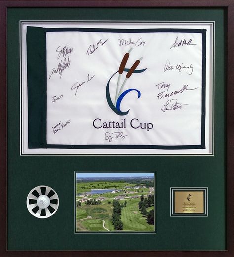 Framed Hole In One Pin Flag & Scorecard Shadow Box only $474.99 - Photo Displays Hole In One Frame Ideas, Golf Flag Display Ideas, Hole In One Display, Golf Awards, Golf Room, Trophy Display, Framing Ideas, Living Room Built Ins, Framed Flag