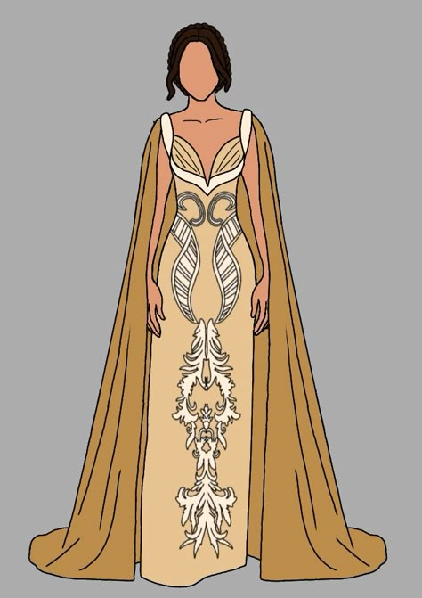 Star Wars Dress Gowns, Star Wars Women Outfits, Jedi Costume Female, Jedi Outfit Concept Art, Star Wars Female Outfits, Padme Outfits, Asgardian Dress, Star Wars Dresses, Female Jedi