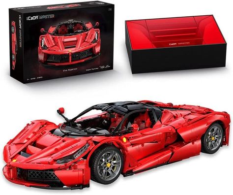 Sports Car Red Sports Car, Racing Car Model, Cars Brand, Car Building, Super Sport Cars, Model Building Kits, Lego Cars, Super Car, Large Cars