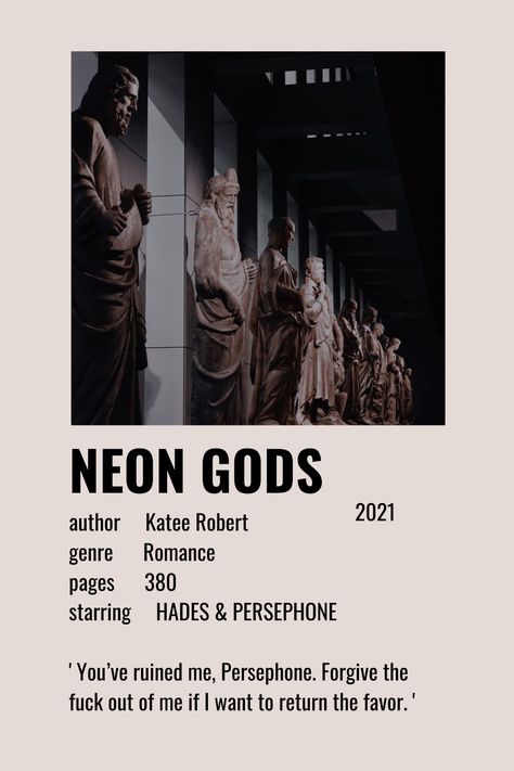 Neon Gods Spicy Chapters, Novel Suggestions, Dark Olympus, Neon Gods, Poem Books, Book Profile, Books Poster, Collage Decor, Reader Aesthetic