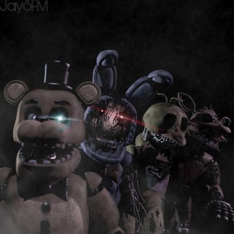 Withered Animatronics, Fnaf Horror, Fnaf Photos, Fnaf Sfm, Freddy 2, Dragon Z, Fnaf 2, Scary Gif, Animatronic Fnaf