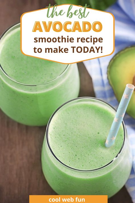 Avacodo Smoothie Recipes Healthy, Frozen Avocado Smoothie, Frozen Avacodos Recipes, Avacodo Smoothie Recipe, Smoothie Recipes No Fruit, Avocado Smoothie Recipe Healthy, Smoothies With Avocado, Avacodo Recipe Idea Healthy, Avacodo Smoothie