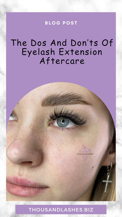 The Dos And Don’ts Of Eyelash Extension Aftercare As a lash artist, you know how crucial it is to ensure your client's lashes look their best and last as long as possible. We've compiled this lash guide on the best practices for lash extension aftercare. From tips on caring for the lashes to what to avoid, we cover all the key points you and your clients need to know to keep their lashes looking fabulous for weeks. Eyelash Extension Care Tips, How To Care For Lash Extensions, Lash Extension Care Tips, Lash Extension Care, Lash Extensions Aftercare, Lash Care Tips, Meg Aesthetic, Eyelash Extension Care, Eyelash Extension Aftercare