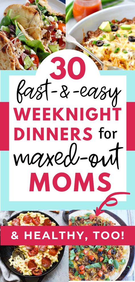 Healthy Easy Weeknight Dinners, Bbq Favorites, Meals For Busy Moms, Kid Friendly Meals Dinner, Fast Healthy Dinner, Easy Fast Dinner Recipes, Fast Easy Dinner, Fast Dinner Recipes, Weeknight Dinner Recipes Easy