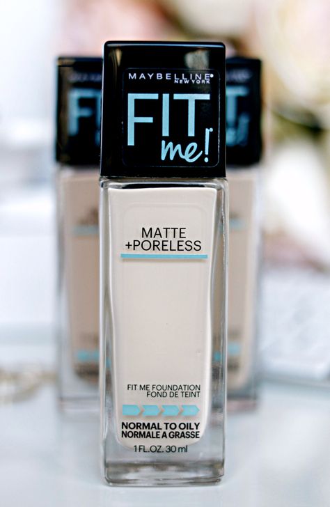 Maybelline Fit Me Matte + Poreless Foundation Review | Fitme Foundation, Matte Poreless Foundation, Maybelline Fitme, Maybelline Foundation, Fit Me Foundation, Maybelline Fit Me Foundation, Fit Me Matte And Poreless, Oil Free Foundation, Best Drugstore Makeup