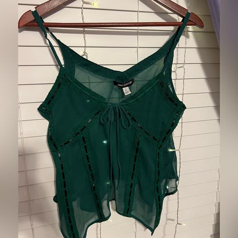 Never Worn, Great Condition Red Corset Top, Dr Wardrobe, Thrift Shop Finds, Green Corset, Urban Outfitters Top, Lake Cabin, Red Corset, Boho Beachy, Lace Trim Cami