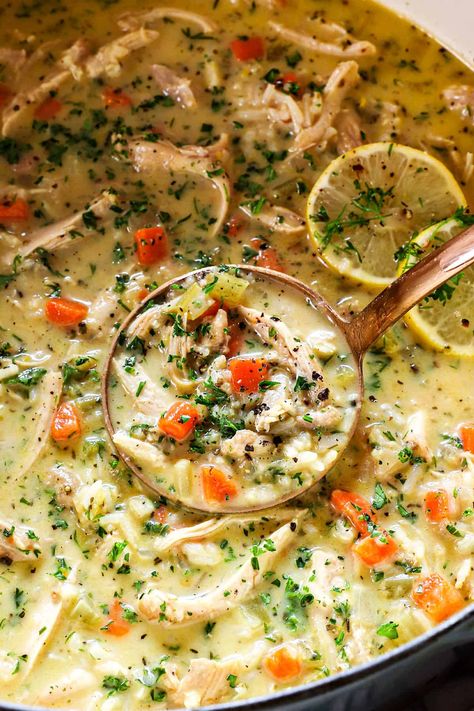 Lemon Chicken Stew, Avelomono Soup, Greek Lemon Chicken Soup Instant Pot, Greek Soup Recipes Lemon Chicken, Greek Chicken Soup Recipes, Chicken Lemon Rice Greek Soup, Avgolemono Soup Crockpot, Avegolomo Soup, Avoglomeno Soup Greek