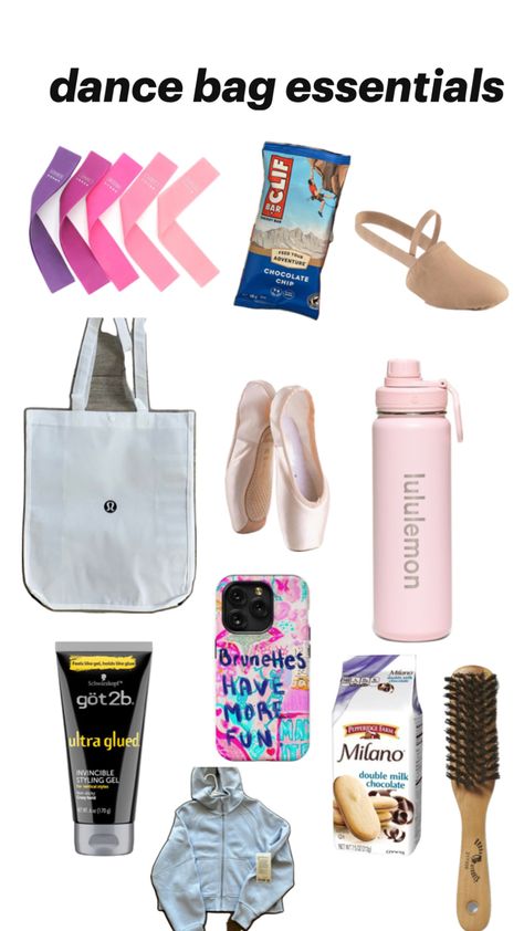 Dance Bag Essentials, Dance Essentials, Competition Outfit, Ballet Bag, Farm Fun, Workout Routines For Beginners, Pepperidge Farm, Dance Shirts, Dance Bag