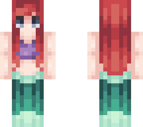 Princess | Minecraft Skins Disney Minecraft, Minecraft Pictures, Skins Minecraft, Minecraft Skin, Minecraft Skins, Little Mermaid, The Little Mermaid, Ariel, Wind Sock