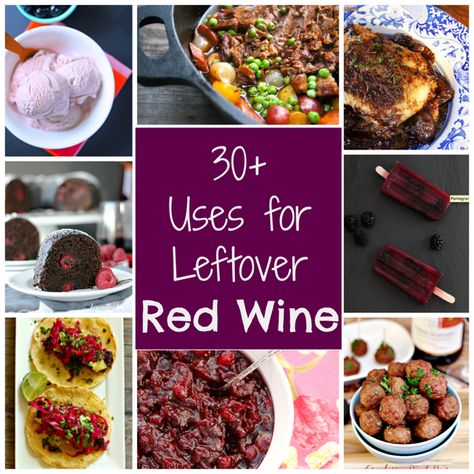 30+ Sweet and Savory Uses For Leftover Red Wine Brisket Stew, Wine Risotto, Wine Gravy, Edam Cheese, Red Wine Recipe, Jell O Shots, Leftover Wine, Braised Brisket, Cheese Baked