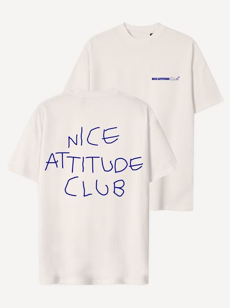 This oversized T-shirt is the perfect piece to add to your casual wardrobe. It's made from soft cotton and features a relaxed fit. Pair it with jeans and sneakers for a laid-back look. #niceattitudeclub #oversizedtee . #Minimalist_Tshirt_Design #Graphic_Shirt_Design #T-shirt_Print_Design #Shirt_Drawing Minimalist Tshirt Design, Graphic Shirt Design, Shirt Drawing, Minimalist Shirts, Tshirt Printing Design, Tshirt Design Inspiration, Shirt Design Inspiration, Club T Shirt, Shirt Print Design