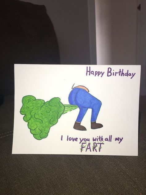 Funny Birthday Cards For Grandpa Diy, Things To Get Your Grandpa For His Birthday, Funny Birthday Drawing Ideas, Funny Bday Cards For Brother, Funny Birthday Card Drawings, Happy Birthday Card Ideas For Dads, Cool Homemade Birthday Cards, Funny Diy Birthday Cards Friend, Funny Bday Card Ideas