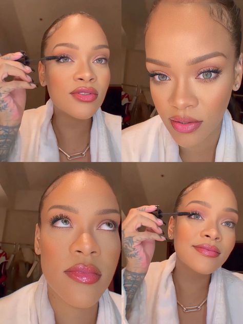 Rihanna Makeup, Rihanna Looks, Minimalist Makeup, Rihanna Riri, Glam Looks, Beauty Style, Fenty Beauty, Gorgeous Makeup, Glam Makeup