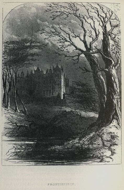 Dickens Aesthetic, Moonlight Illustration, Pencil Landscape, Infinite Void, Gothic Images, Bleak House, Dark N Stormy, Macabre Art, Stormy Night