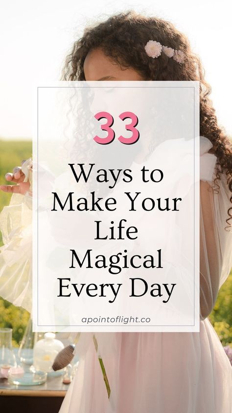 33 ways to make your life magical every day Writing Content, Magical Life, Lack Of Motivation, Witchy Things, Memories Quotes, Money Affirmations, Planner Ideas, Self Care Activities, How To Turn