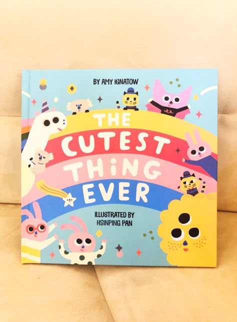 The Cutest Thing Ever: Adorable new picture book from Amy Ignatow and Hsinping Pan | Cool Mom Picks | Amy Ignatow’s The Cutest Thing Ever is totes adorbs #booksforkids #childrensbooks Kids Notebook Design, Kids Book Cover, Paper Boy, Cover Books, Cartoon Books, Book Cover Ideas, New Picture, Kids Illustration, Little Library