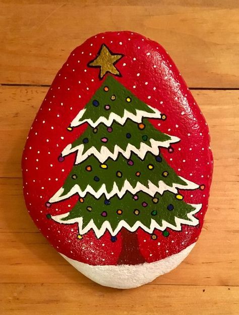 30 Cute Christmas Rock Painting Ideas - Nikki's Plate Christmas Rock Painting Ideas, Christmas Rock Painting, Christmas Pebble Art, Mason Jar Christmas Gifts, Christmas Branches, Diy Rock Art, Rock Painting Ideas, Christmas Rock, Fun Christmas Crafts