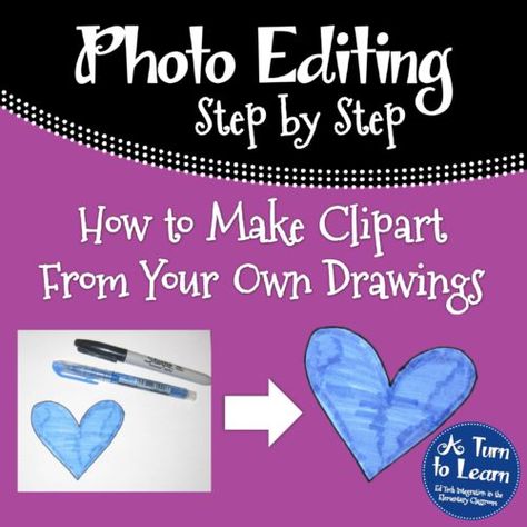 How to Make Clipart From Your Own Drawings... step by step guide Arts And Crafts For Teens, Computer Help, Computer Shortcuts, Beginner Photo Editing, Sand Crafts, Art And Craft Videos, Photo Editing Photoshop, Computer Skills, Hacking Computer