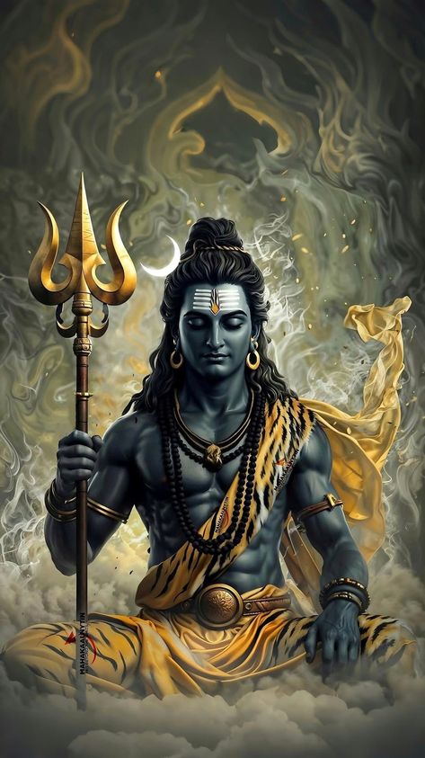 Shiv Art, Shiv Bhakt, Mobile Wallpaper Hd, Shivratri Photo, Krishna Mahadev, Shiva Meditation, Mahakal Pic Ujjain, Kabir Singh, Hindu Worship