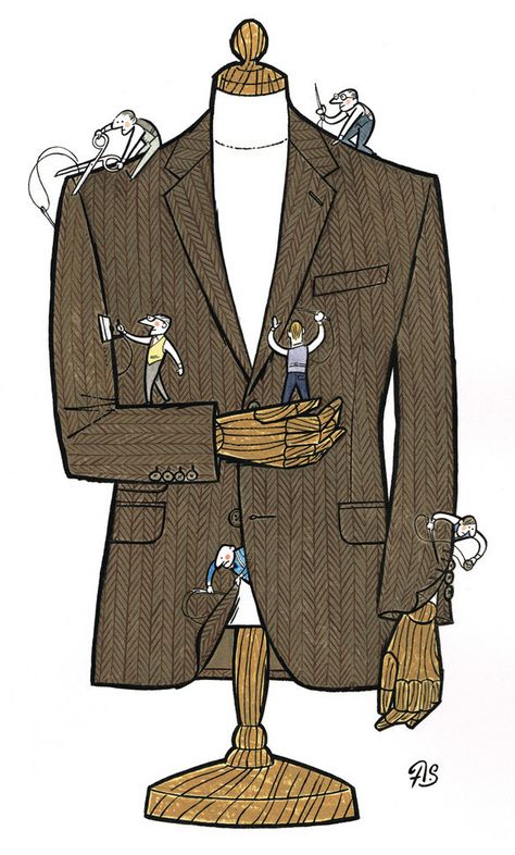 Proboscis Profiles: The Art Of Akira Sorimachi Hipster Illustration, Suit Stores, Neat Casual Outfits, Grandpa Style, Man Illustration, Ivy Style, Vintage Mens Fashion, Brown Suits, Tailored Suits