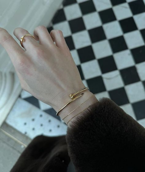 Just Un Clou Bracelet, Welded Bracelet, Cartier Nail Bracelet, Cartier Juste Un Clou Bracelet, Juste Un Clou Bracelet, Cartier Juste Un Clou, Bracelet Cartier, Nail Bracelet, Cartier Bracelet