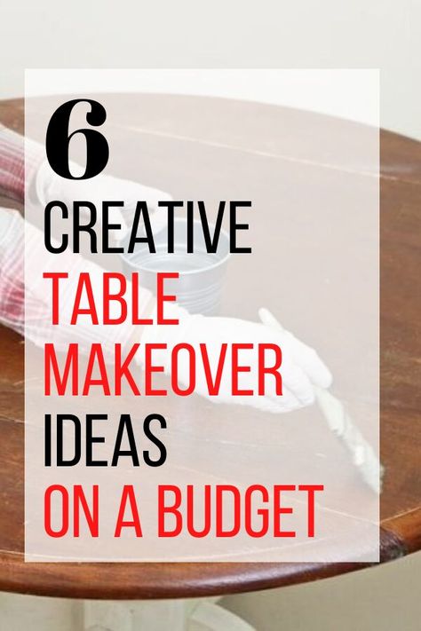 Update your dining table on a budget with these quick and easy table makeover ideas. If you have an old thrift store dining table to upgrade or a round table that you want to make over check out these farmhouse before and after table upcycles. #hometalk Refurbished Dining Room Table Ideas, Diy Kitchen Table Makeover Wood, Small Table Makeover Diy, Old Table Makeover Diy Projects, Upcycle Dining Table, Small Table Makeover, Upcycled Dining Table, Table Top Redo, Refurbished Kitchen Tables