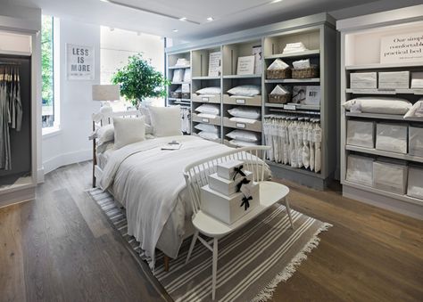 The White Company by Dalziel and Pow, Norwich   UK fashion Norwich Uk, Showroom Interior Design, Linen Store, Showroom Design, Retail Store Design, Retail Design Blog, Store Design Interior, White Company, Bed Linens Luxury