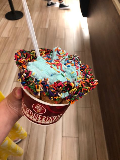 Ice Cream With Cereal, Coldstone Ice Cream Aesthetic, Cold Stone Ice Cream Aesthetic, Cold Stone Ice Cream, Jif Creamy Peanut Butter, Cold Stone Creamery, Cold Stone, Pretty Desserts, Ice Cream Mix