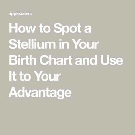 How to Spot a Stellium in Your Birth Chart and Use It to Your Advantage Chart Astrology, Birth Chart Astrology, Birth Chart, Zodiac Sign, Zodiac Signs, Astrology, Planets, Felt, Screen