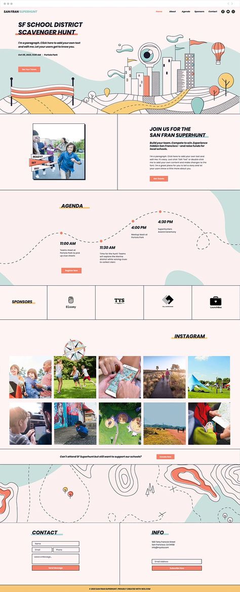 Event Landing Page Design, Event Page Design, Event Website Design, Events Website, Event Agenda, Nonprofit Website, Food Web Design, Web Design Examples, Sign Up Page