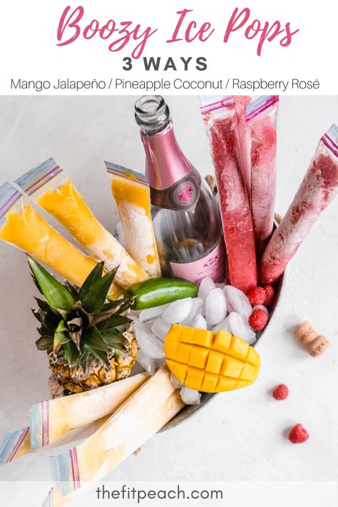 Adult Popsicles, Boozy Pops, Boozy Ice Pops, Popsicle Cocktail, Alcoholic Popsicles, Homemade Ice Pops, Poolside Snacks, Chocolate Greek Yogurt, Boozy Popsicles