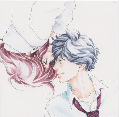 Kou And Futaba, Ao Haru Ride Kou, Futaba Y Kou, Blue Springs Ride, Ao Haru, Ao Haru Ride, Kawaii Core, I Love Anime, Art Icon