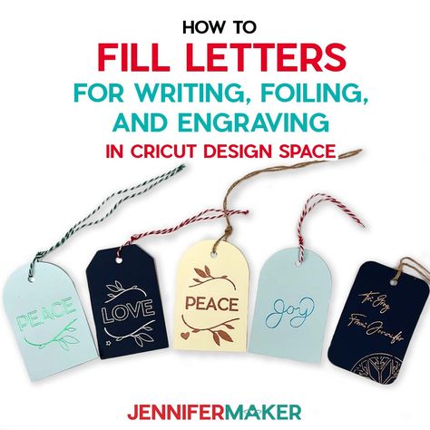 How to Make Cricut Fill in Letters For You! - Jennifer Maker Jennifer Maker Cricut, Cricut Maker3, Craft Organization Diy, Paper Flower Wall Art, Diy Sharpie Mug, Jennifer Maker, How To Use Cricut, Cricut Christmas Ideas, Jenny From The Block