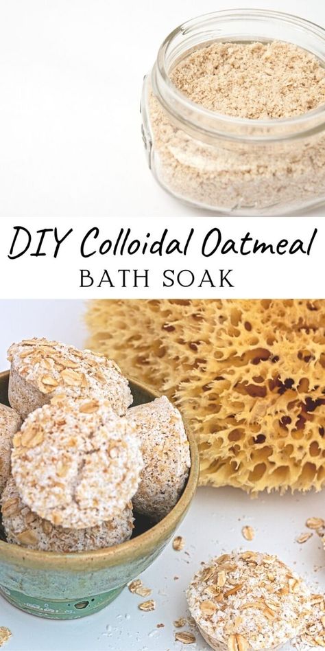 Oatmeal Bath For Rash, Diy Colloidal Oatmeal, Oatmeal Bath Recipe, Diy Oatmeal Bath, Oatmeal Bath Soak, Molluscum Contagiosum, Diy Bath Soak, Detox Bath Recipe, Milk Bath Recipe