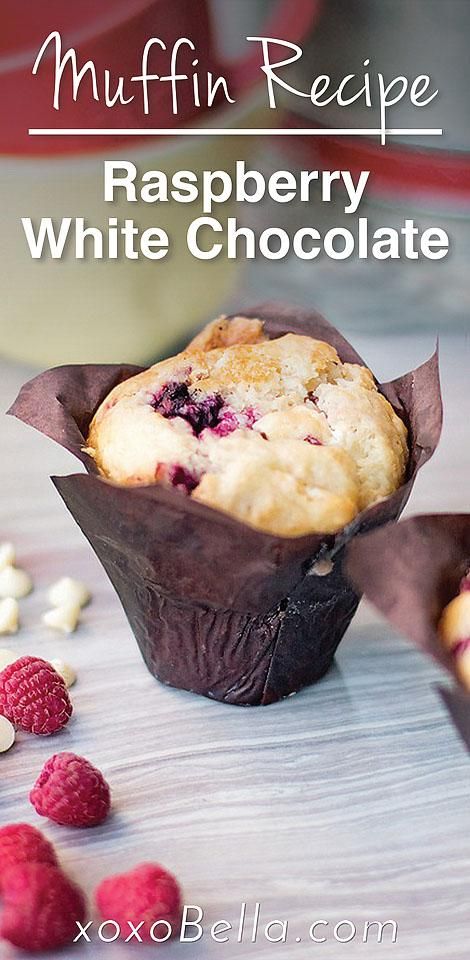 Raspberry White Chocolate Muffins Strawberries Muffins, Muffins Raspberry, Raspberry White Chocolate Muffins, Raspberry And White Chocolate Muffins, White Chocolate Muffins, Flour Storage, Raspberry White Chocolate, Chocolate Muffin Recipe, Farmer Market