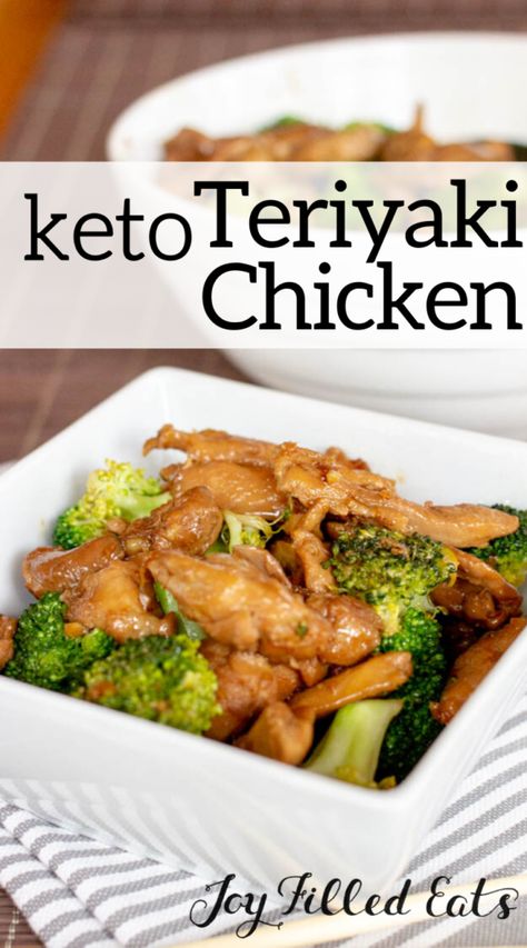 Keto Teriyaki Chicken, Asian Keto, Keto Teriyaki, Keto Chinese, Keto Meat, Chicken Smothered, Recipes Chinese, Chicken Teriyaki Recipe, Boiled Egg Diet Plan