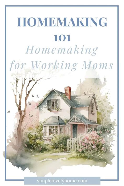 Don't get discouraged by the high expectations of homemaking. Let's define homemaking and what homemaking for working moms looks like. Homemaking With A Full Time Job, Homemaking While Working Full Time, Simple Homemaking, Godly Femininity, Homemaker Schedule, Comfortable Bedroom Decor, Aldi Meal Plan, Home Routine, Happy Homemaking