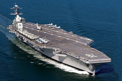 USS Gerald Ford carrier - $38 billion Ford Aircraft Carrier, Uss Ford, Uss Gerald R Ford, Small Images, Navy Carriers, 2k Wallpaper, Go Navy, Navy Aircraft Carrier, Us Navy Ships