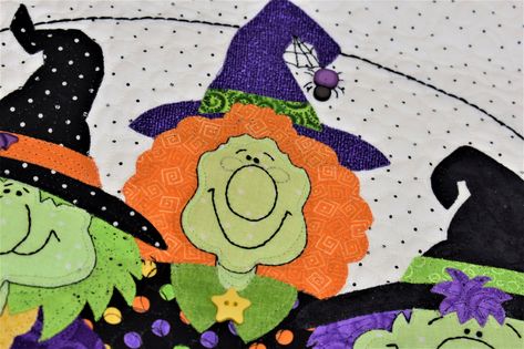 Halloween Halloween Applique, Ribbon Candy, Something Wicked, Halloween Decorating, Large Pillows, Decorating Your Home, Hand Embroidery, Halloween Decorations, Website Design