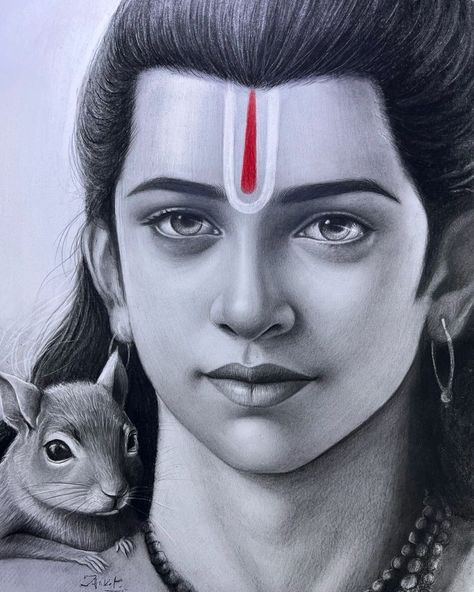 Rama Drawing, Naruto Drawings Easy, Ram Ji Photo, Face Art Drawing, Oil Pastel Drawings Easy, Pencil Drawing Images, Family Tattoo Designs, Shadow Drawing, Ram Ji