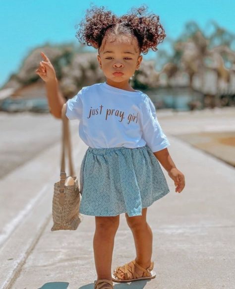 Kids Outfits Daughters, Cute Mixed Babies, Cute Black Babies, Fashion Baby Girl Outfits, Just Pray