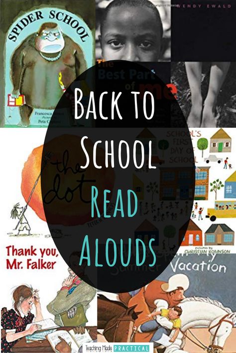 Check out these back to school read aloud recommendations for 3rd, 4th, and 5th grade students.  Start the first day (or week) of school off right with some fun or inspiring picture books that upper elementary students will love.  Several of these books lend themselves to some fun writing activities or other activities for the first week of school.  #backtoschool #readaloud #firstweekofschool Beginning Of The Year Activities Grade 3, 4th Grade First Week Of School, 4th Grade First Day Of School, Back To School Read Alouds, Back To School Books, Fun Writing Activities, Upper Elementary Reading, Back To School Pictures, First Week Of School Ideas