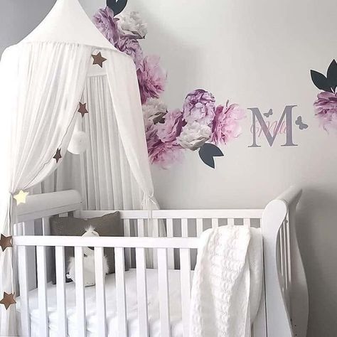 Princess Baby Room, Net Canopy, Mosquito Net Canopy, Baby Bed Canopy, Cot Canopy, Canopy Crib, New Nordic Style, Kids Bed Canopy, Princess Canopy Bed