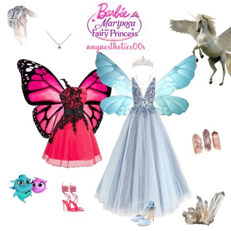 Fairytopia Barbie Costume, Barbie Inspired Halloween Costume, Aura Princess Halloween Costume, Princess And The Pauper Halloween, Barbie Fairytopia Cosplay, Barbie Fairytopia Dress, Princess Charm School, Bff Matching, Halloween Parejas