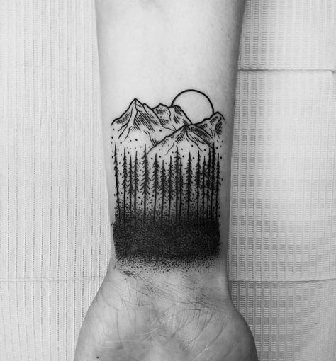 Tattoos Forearm, Wrist Tattoo Cover Up, Cool Wrist Tattoos, Small Tattoos With Meaning, Wrist Tattoos For Guys, Forest Tattoos, Tattoo Convention, Small Tattoos For Guys, Tattoo Cover