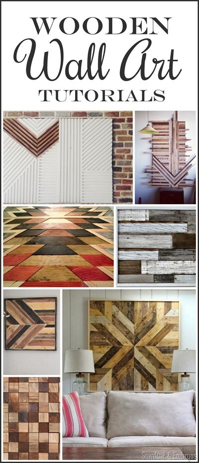 Wooden Crafts Diy, Wall Art Tutorial, Diy Wand, Wood Scraps, Wooden Artwork, Pallet Crafts, Scrap Wood Projects, Artwork Inspiration, Diy Holz