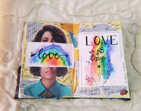 Pride Month Art, Pride Art, Pride Month, Art Journaling, For Love, Art Journal, Book Cover, The World, Quick Saves